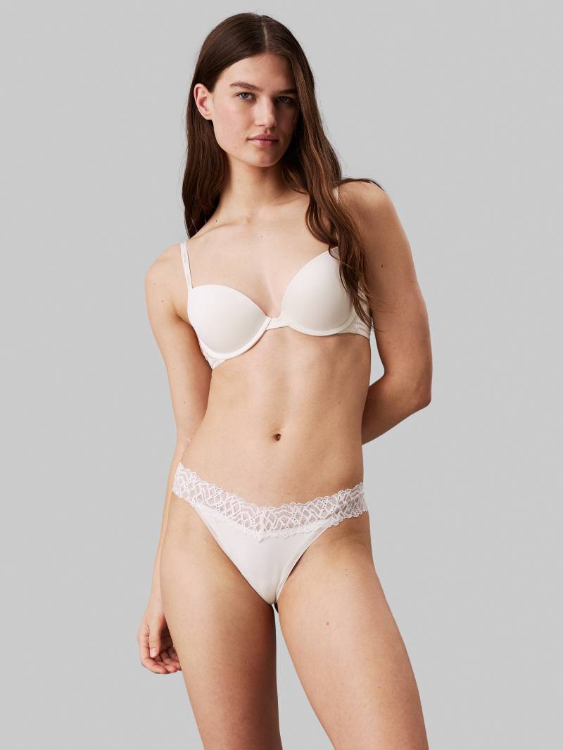 Calvin Klein Underwear Push-up-BH "PUSH UP PLUNGE", mit Logo-Print auf den Trägern von Calvin Klein Underwear