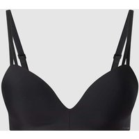 Calvin Klein Underwear Push-up-BH aus Mikrofaser - bügellos in Black, Größe 75/B von Calvin Klein Underwear