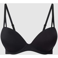 Calvin Klein Underwear Push-up-BH aus Mikrofaser in Black, Größe 80/B von Calvin Klein Underwear