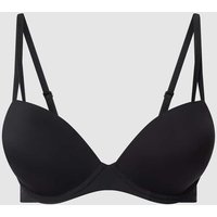 Calvin Klein Underwear Push-Up-BH aus Mikrofaser in Black, Größe 80C von Calvin Klein Underwear