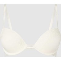 Calvin Klein Underwear Push-up-BH aus Mikrofaser mit Bügeln in Offwhite, Größe 70/A von Calvin Klein Underwear