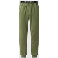 Calvin Klein Underwear Pyjamahose mit Stretch-Anteil in Oliv Melange, Größe XL von Calvin Klein Underwear