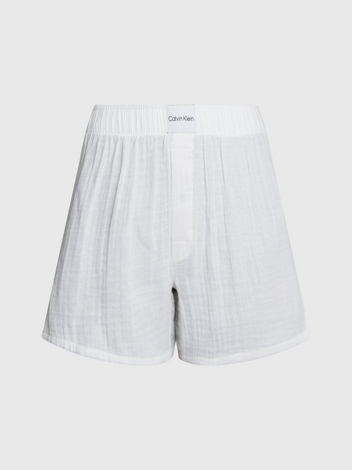 Calvin Klein Underwear Schlafshorts BOXER SLIM mit Markenlabel auf dem Bund von Calvin Klein Underwear