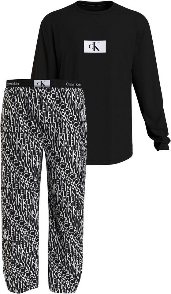 Calvin Klein Underwear Schlafanzug L/S PANT SET (Set, 2 tlg) mit geradem Bein von Calvin Klein Underwear