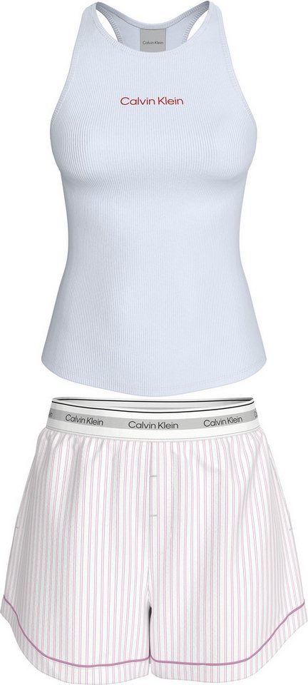 Calvin Klein Underwear Schlafanzug V DAY TANK SHORT SET Mit elastischem Bund von Calvin Klein Underwear
