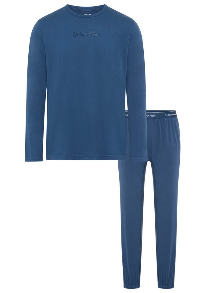 Calvin Klein Underwear Schlafanzug mit Logo-Stickerei, Regular Fit von Calvin Klein Underwear