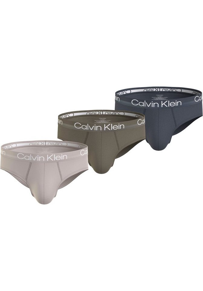 Calvin Klein Underwear Slip (Packung, 3-St) mit Logodruck auf dem Bund von Calvin Klein Underwear