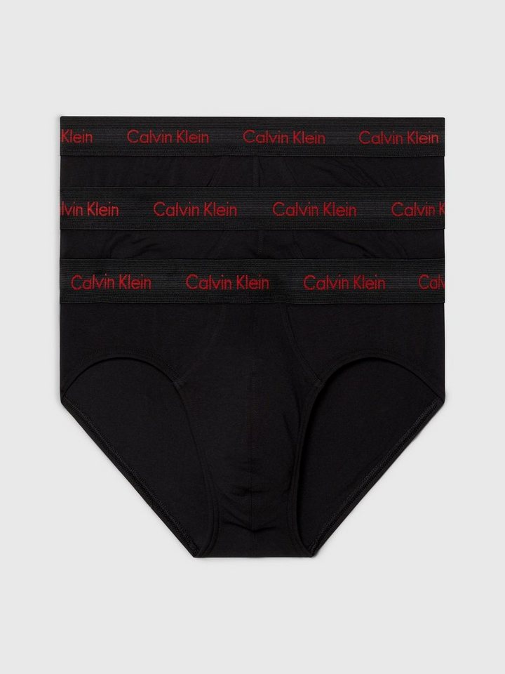 Calvin Klein Underwear Slip HIP BRIEF 3PK (Packung, 3-St., 3er) mit Logobund von Calvin Klein Underwear