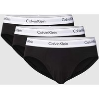 Calvin Klein Underwear Slip mit elastischem Bund im 3er-Pack in Black, Größe XL von Calvin Klein Underwear