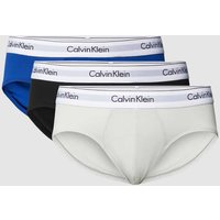 Calvin Klein Underwear Slip mit elastischem Bund im 3er-Pack in Royal, Größe L von Calvin Klein Underwear