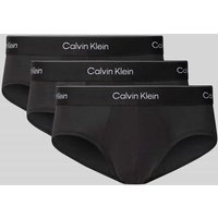 Calvin Klein Underwear Slip mit elastischem Label-Bund im 3er-Pack in Black, Größe L Calvin Klein Underwear Slip mit elastischem Label-Bund im 3er-Pack in Black, Größe L von Calvin Klein Underwear