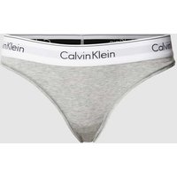 Calvin Klein Underwear Slip mit elastischem Label-Bund in Hellgrau Melange, Größe S von Calvin Klein Underwear