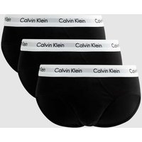 Calvin Klein Underwear Slips aus Baumwoll-Mix im 3er-Pack in Black, Größe S von Calvin Klein Underwear
