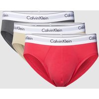 Calvin Klein Underwear Slips im 3er-Pack mit elastischem Label-Bund in Pink, Größe XL von Calvin Klein Underwear