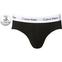 Calvin Klein Underwear Herren Slips schwarz Baumwolle unifarben von Calvin Klein Underwear