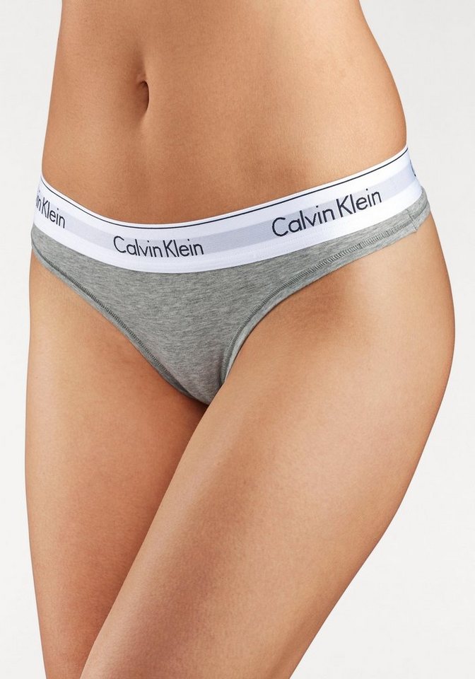 Calvin Klein Underwear String MODERN COTTON mit breitem Bündchen von Calvin Klein Underwear