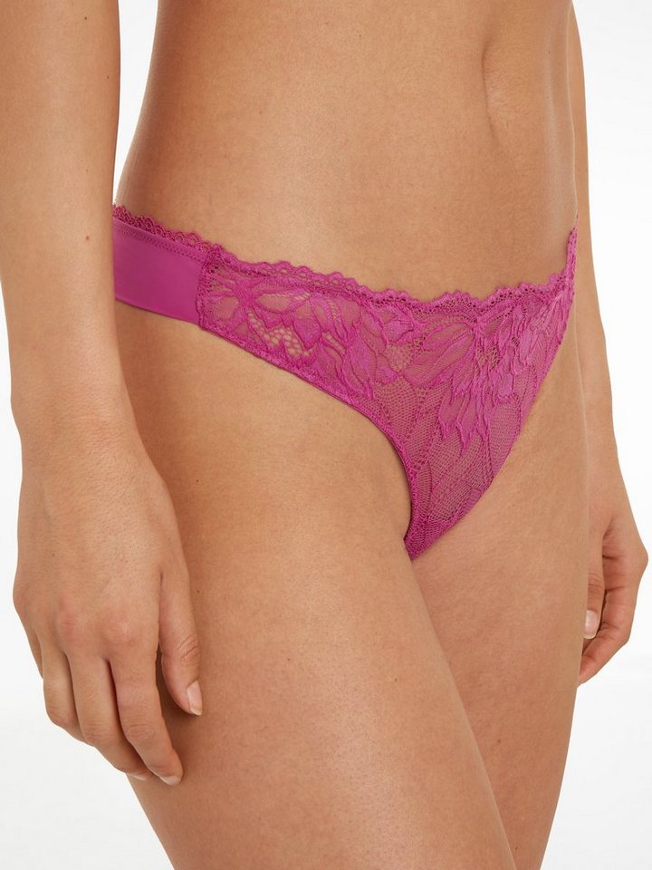 Calvin Klein Underwear T-String THONG mit Spitzeneinsatz von Calvin Klein Underwear