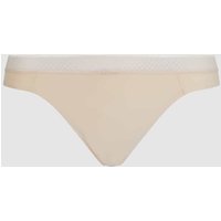 Calvin Klein Underwear String aus Mikrofaser in Offwhite, Größe L von Calvin Klein Underwear