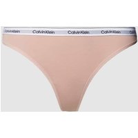 Calvin Klein Underwear String in unifarbenem Design in Altrosa, Größe S von Calvin Klein Underwear