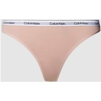 Calvin Klein Underwear String in unifarbenem Design in Altrosa, Größe XS von Calvin Klein Underwear
