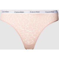 Calvin Klein Underwear String mit Animal-Print in Rose, Größe L von Calvin Klein Underwear