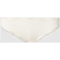 Calvin Klein Underwear String mit Häkelspitze Modell 'FLIRTY' in Offwhite, Größe M von Calvin Klein Underwear