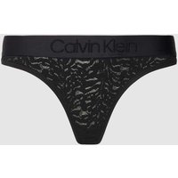 Calvin Klein Underwear String mit Lochmuster in Black, Größe M von Calvin Klein Underwear