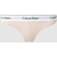 Calvin Klein Underwear String mit Logo-Bund in Rosa, Größe L von Calvin Klein Underwear