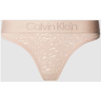 Calvin Klein Underwear String mit Spitze Modell 'INTRINSIC' in Beige, Größe S von Calvin Klein Underwear