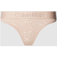 Calvin Klein Underwear String mit Spitze Modell 'INTRINSIC' in Beige, Größe XL von Calvin Klein Underwear