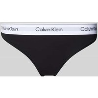 Calvin Klein Underwear String mit elastischem Logo-Bund in Black, Größe XS Calvin Klein Underwear String mit elastischem Logo-Bund in Black, Größe XS von Calvin Klein Underwear