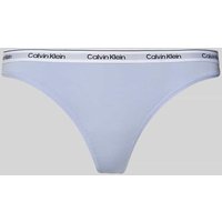 Calvin Klein Underwear String mit elastischem Logo-Bund in Blau, Größe L Calvin Klein Underwear String mit elastischem Logo-Bund in Blau, Größe L von Calvin Klein Underwear
