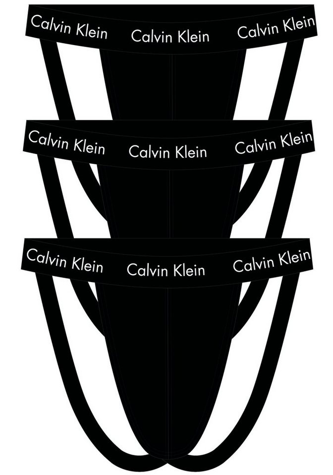 Calvin Klein Underwear Slip JOCK STRAP 3PK (Packung, 3er-Pack) mit Calvin Klein Logo-Elastikbund von Calvin Klein Underwear