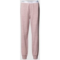 Calvin Klein Underwear Sweatpants mit elastischem Label-Bund Modell 'JOGGER' in Flieder, Größe L von Calvin Klein Underwear