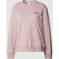 Calvin Klein Underwear Sweatshirt mit Label-Stitching in Flieder, Größe M von Calvin Klein Underwear