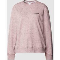 Calvin Klein Underwear Sweatshirt mit Label-Stitching in Flieder, Größe XL von Calvin Klein Underwear
