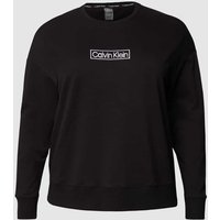 Calvin Klein Underwear Sweatshirt mit Label-Stitching in Black, Größe XXL von Calvin Klein Underwear