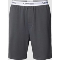 Calvin Klein Underwear Sweatshorts mit Label-Details in Dunkelgrau, Größe M von Calvin Klein Underwear