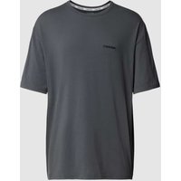 Calvin Klein Underwear T-Shirt mit Label-Stitching in Dunkelgrau, Größe L von Calvin Klein Underwear