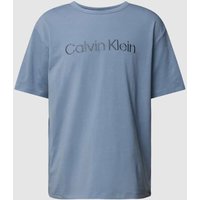 Calvin Klein Underwear T-Shirt mit Label-Stitching in Flieder, Größe L von Calvin Klein Underwear
