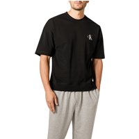 Calvin Klein Underwear Herren T-Shirt schwarz Jersey-Baumwolle unifarben von Calvin Klein Underwear