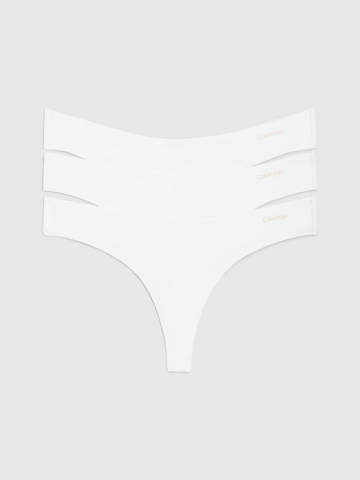 Calvin Klein Underwear Tanga 3 PACK THONG (LOW-RISE) (Packung, 3-St., 3er-Pack) mit Markenlabel von Calvin Klein Underwear