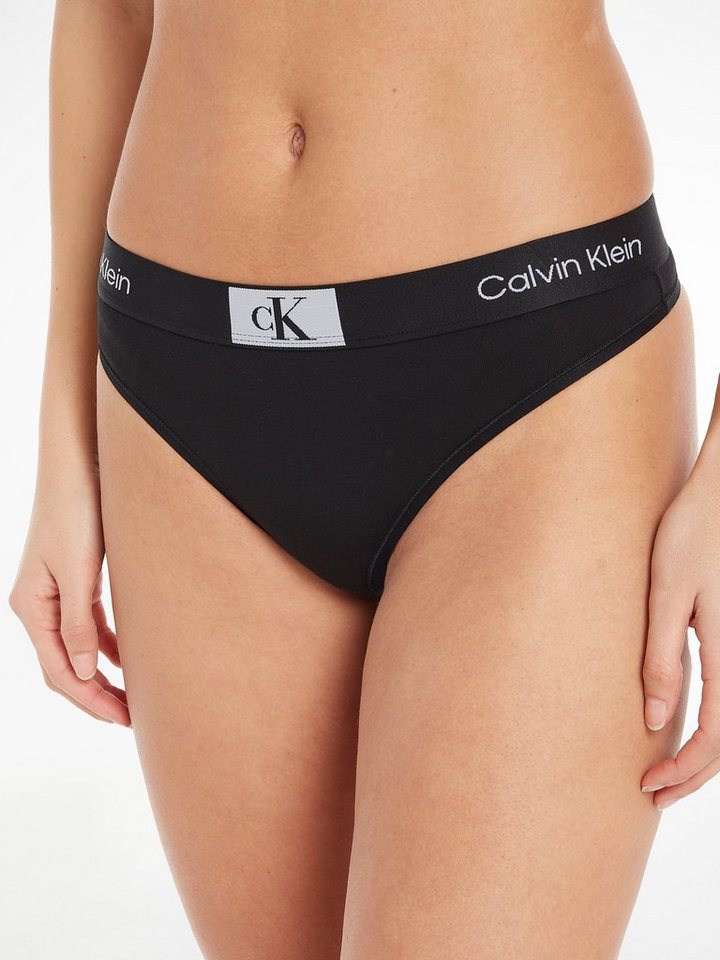 Calvin Klein Underwear T-String MODERN THONG mit klassischem Logobund von Calvin Klein Underwear