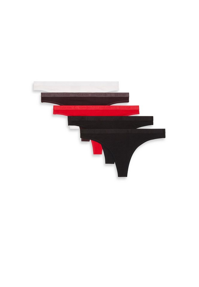 Calvin Klein Underwear Tanga THONG 5 PK (Packung, 5-St) Mit elastischem Bund von Calvin Klein Underwear
