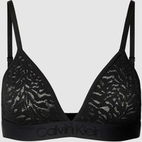 Calvin Klein Underwear Triangel-BH mit Spitzenbesatz Modell 'INTRINSIC' in Black, Größe XL von Calvin Klein Underwear