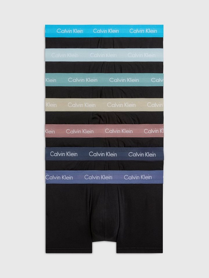 Calvin Klein Underwear Trunk (Packung, 7-St., 7er-Pack) mit kontrastfarbenem Logobund von Calvin Klein Underwear