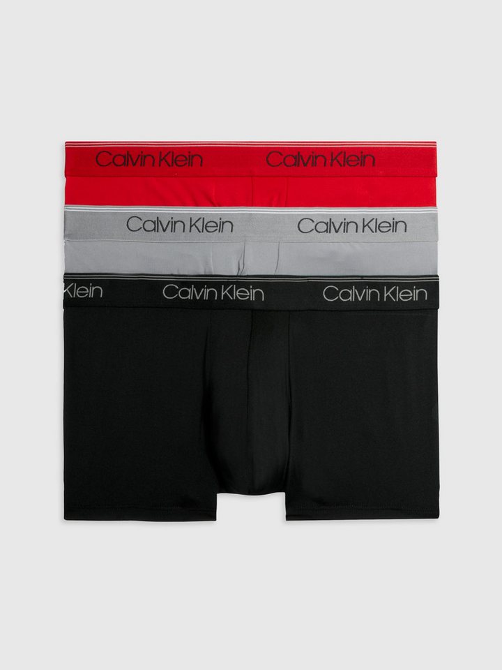 Calvin Klein Underwear Trunk LOW RISE TRUNK 3PK (Packung, 3-St., 3er) mit Logo-Stretchbund von Calvin Klein Underwear