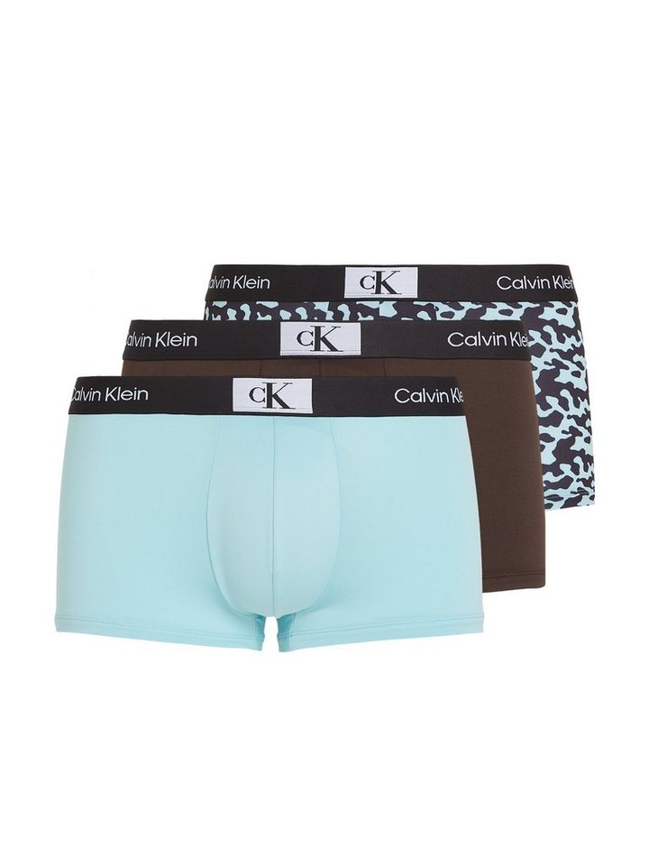 Calvin Klein Underwear Trunk LOW RISE TRUNK 3PK (Packung, 3-St., 3er-Pack) mit Logo-Elastikbund von Calvin Klein Underwear