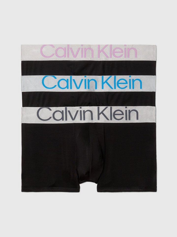 Calvin Klein Underwear Trunk LOW RISE TRUNK 3PK (Packung, 3-St., 3er-Pack) mit Logo-Elastikbund von Calvin Klein Underwear