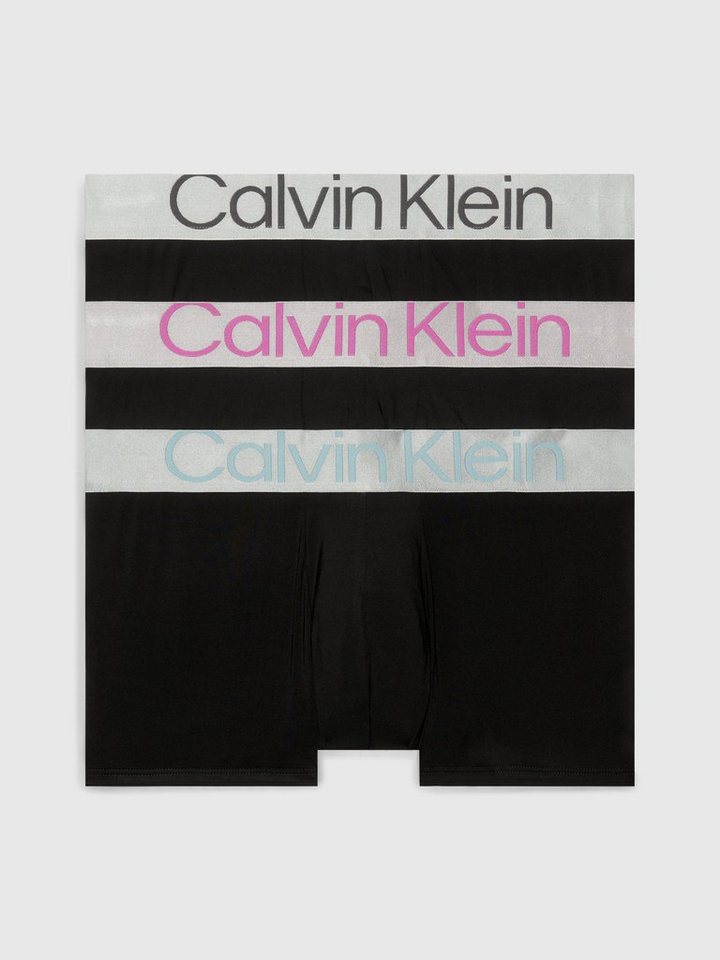 Calvin Klein Underwear Trunk LOW RISE TRUNK 3PK (Packung, 3-St., 3er-Pack) mit Logo-Elastikbund von Calvin Klein Underwear